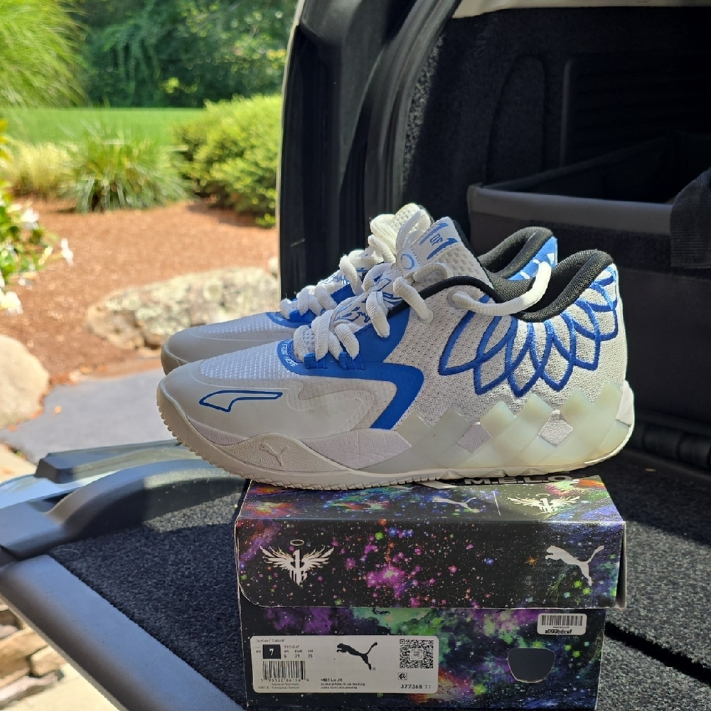 Puma Kids Sneakers - White and Blue